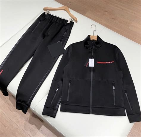 prada suits|prada tracksuit men's.